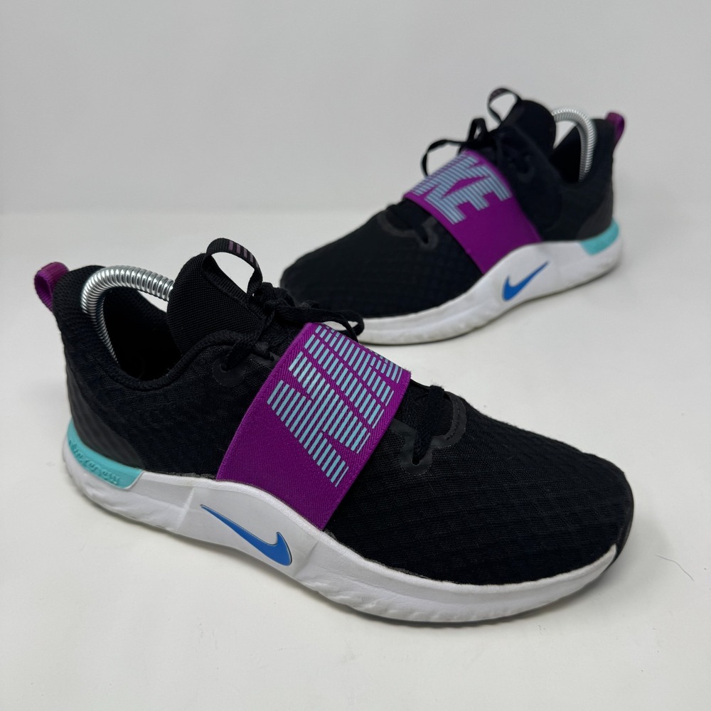 Nike In-Season TR 9 Shoes Black Vivid Purple AR4543-007 Running Women's Size 8